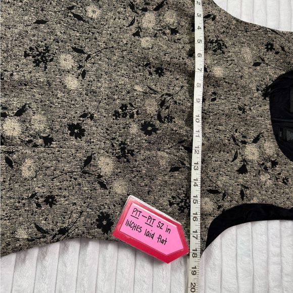 Liz Claiborne Floral Midi Dress - Black and Brown - Picture 5 of 7